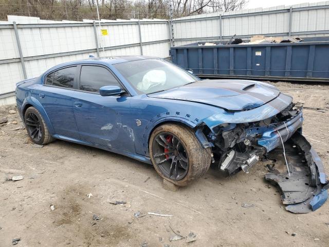 2C3CDXL96LH132575 - 2020 DODGE CHARGER SRT HELLCAT BLUE photo 4