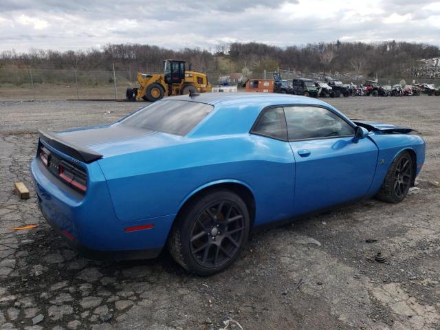 2C3CDZFJ9GH249493 - 2016 DODGE CHALLENGER R/T SCAT PACK BLUE photo 3