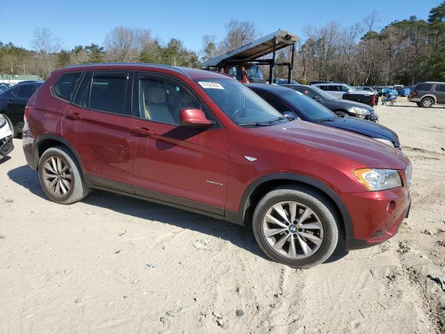 5UXWX9C5XE0D32778 - 2014 BMW X3 XDRIVE28I RED photo 4