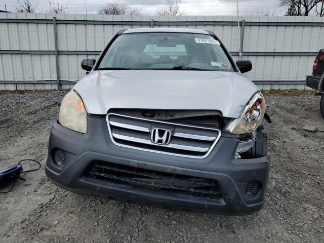 SHSRD78565U341926 - 2005 HONDA CR-V LX SILVER photo 5