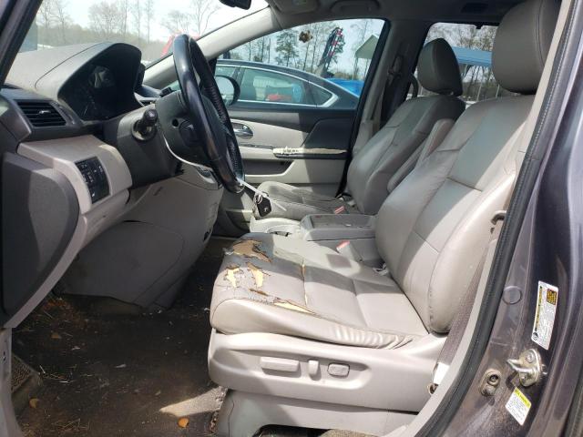 5FNRL5H68GB025325 - 2016 HONDA ODYSSEY EXL GRAY photo 7