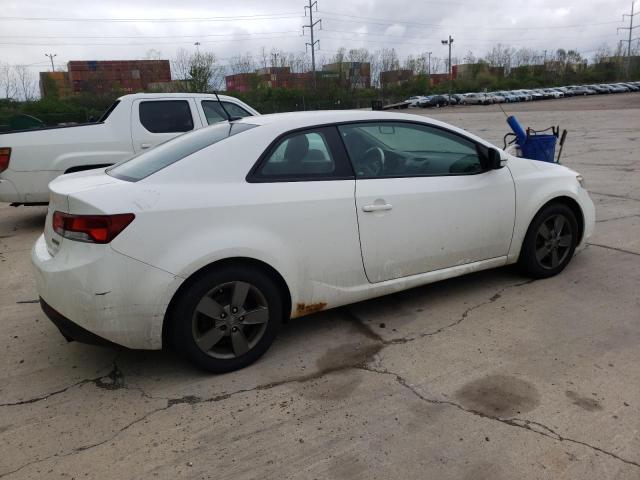 KNAFU6A26C5622866 - 2012 KIA FORTE EX WHITE photo 3