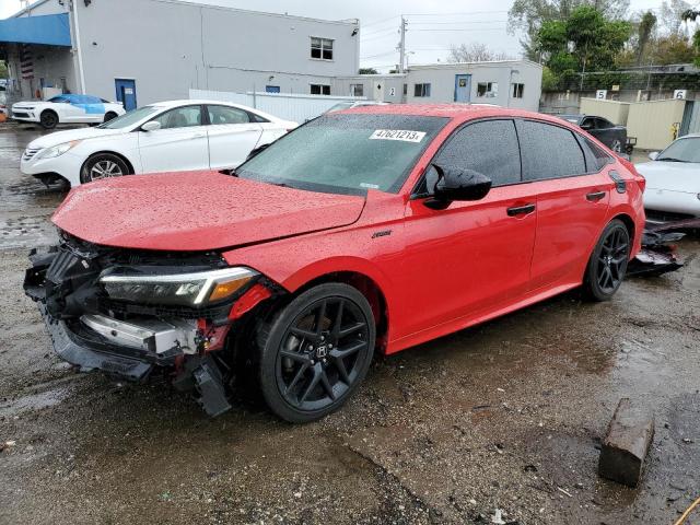 2HGFE2F5XNH538218 - 2022 HONDA CIVIC SPORT 红色 照片 1