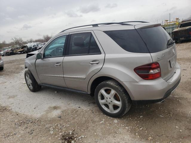 4JGBB86E58A307010 - 2008 MERCEDES-BENZ ML 350 GRAY photo 2