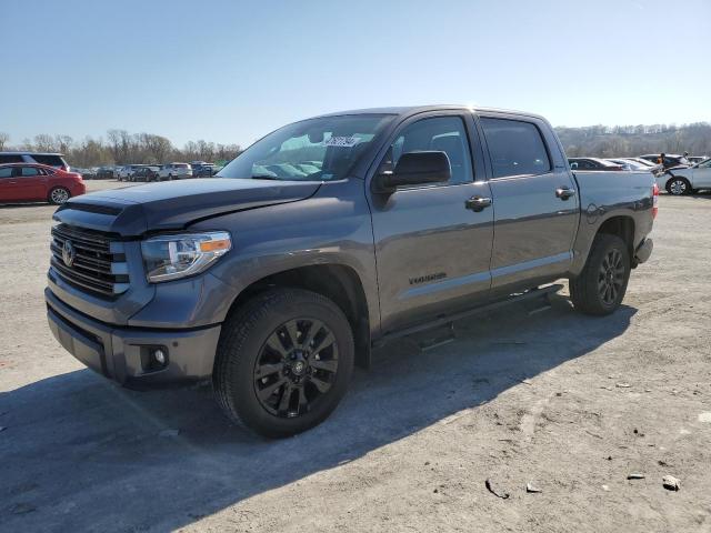 5TFHY5F15MX018614 - 2021 TOYOTA TUNDRA CREWMAX LIMITED GRAY photo 1