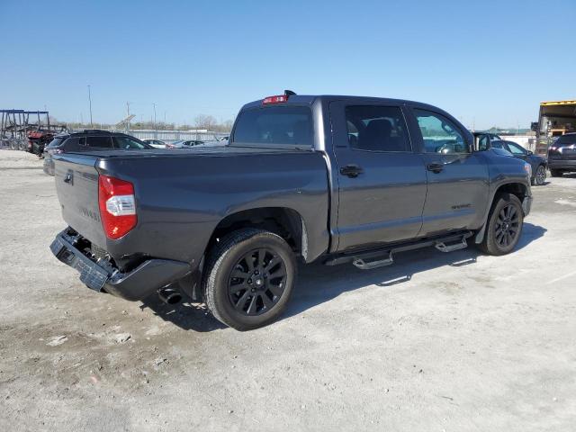 5TFHY5F15MX018614 - 2021 TOYOTA TUNDRA CREWMAX LIMITED GRAY photo 3