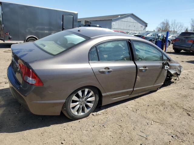 19XFA1F90AE029431 - 2010 HONDA CIVIC EXL GRAY photo 3