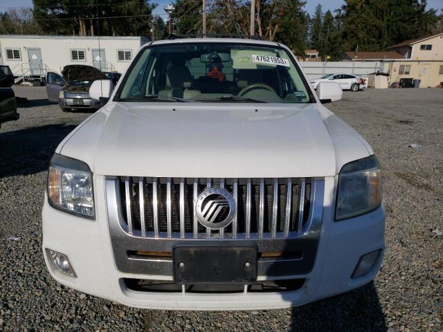 4M2CU39HX8KJ07613 - 2008 MERCURY MARINER HEV WHITE photo 5