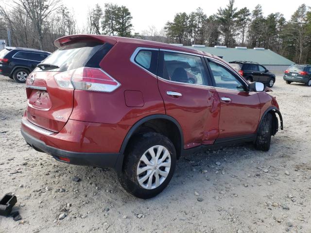 KNMAT2MV9FP580491 - 2015 NISSAN ROGUE S RED photo 3