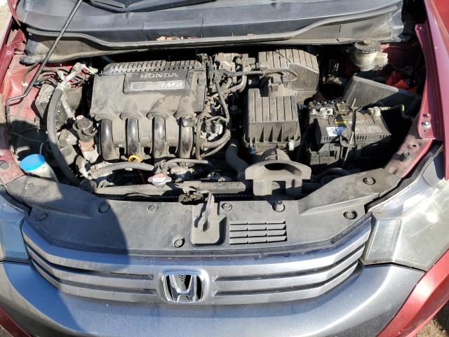 JHMZE2H78AS029322 - 2010 HONDA INSIGHT EX BURGUNDY photo 11