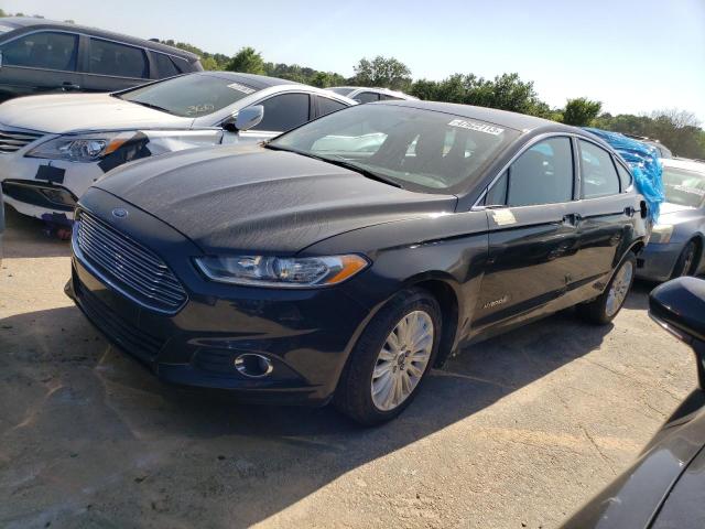 3FA6P0LU5ER117994 - 2014 FORD FUSION SE HYBRID BLACK photo 1