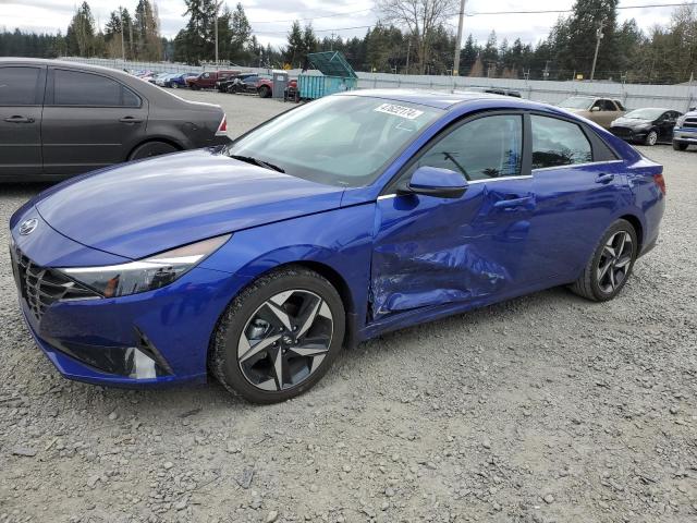 KMHLN4AJ2PU065458 - 2023 HYUNDAI ELANTRA LIMITED BLUE photo 1