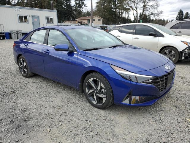 KMHLN4AJ2PU065458 - 2023 HYUNDAI ELANTRA LIMITED BLUE photo 4