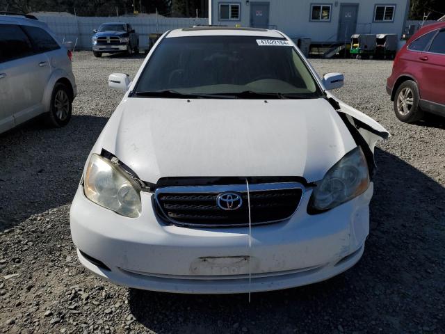 1NXBR32E68Z946418 - 2008 TOYOTA COROLLA CE WHITE photo 5