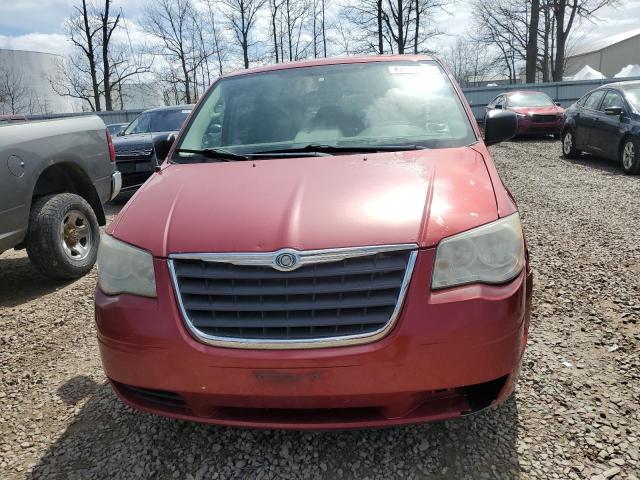 2A8HR44H78R748805 - 2008 CHRYSLER TOWN & COU LX RED photo 5