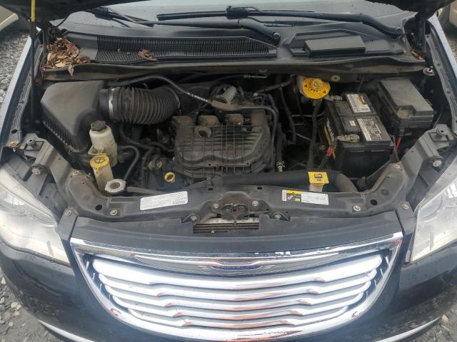 2C4RC1CG7GR208101 - 2016 CHRYSLER TOWN & COU TOURING L BLACK photo 12