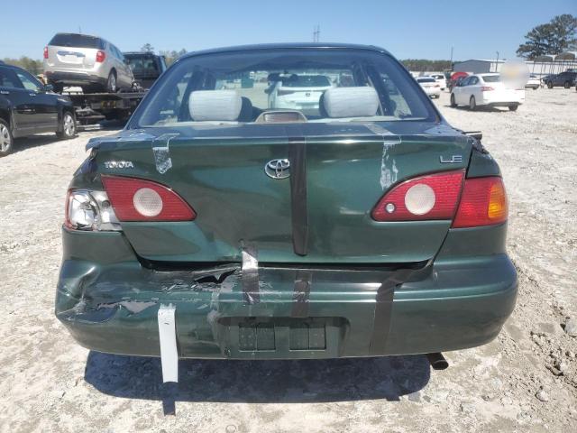 1NXBR12E41Z486038 - 2001 TOYOTA COROLLA CE GREEN photo 6