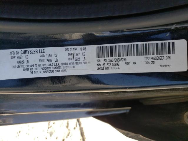 1B3LC56D79N507250 - 2009 DODGE AVENGER SXT BLACK photo 13