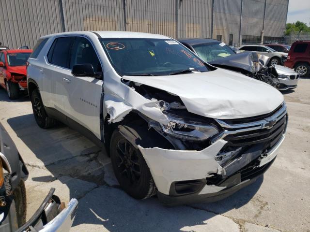 1GNERFKW4KJ256128 - 2019 CHEVROLET TRAVERSE LS WHITE photo 1