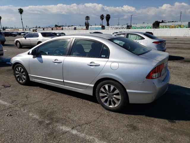 2HGFA16809H304272 - 2009 HONDA CIVIC EX SILVER photo 2