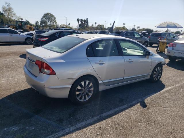 2HGFA16809H304272 - 2009 HONDA CIVIC EX SILVER photo 3