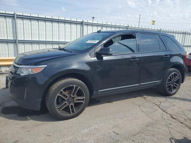 2FMDK4JC9DBB42519 - 2013 FORD EDGE SEL BLACK photo 1