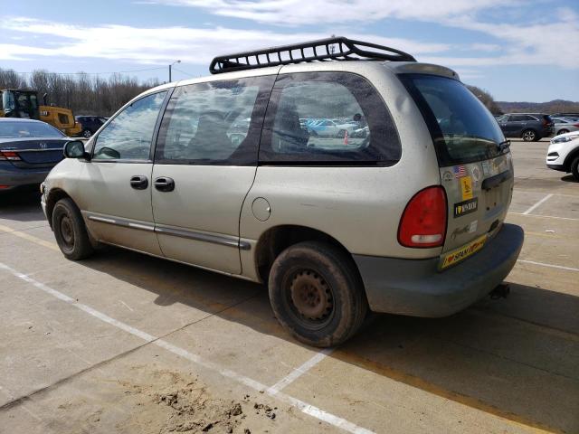 2P4FP2538XR348578 - 1999 PLYMOUTH VOYAGER TAN photo 2