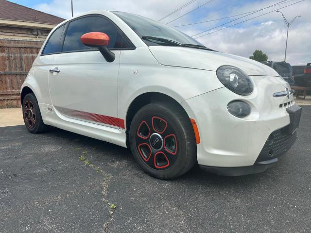 3C3CFFGE1ET225400 - 2014 FIAT 500 ELECTRIC WHITE photo 1