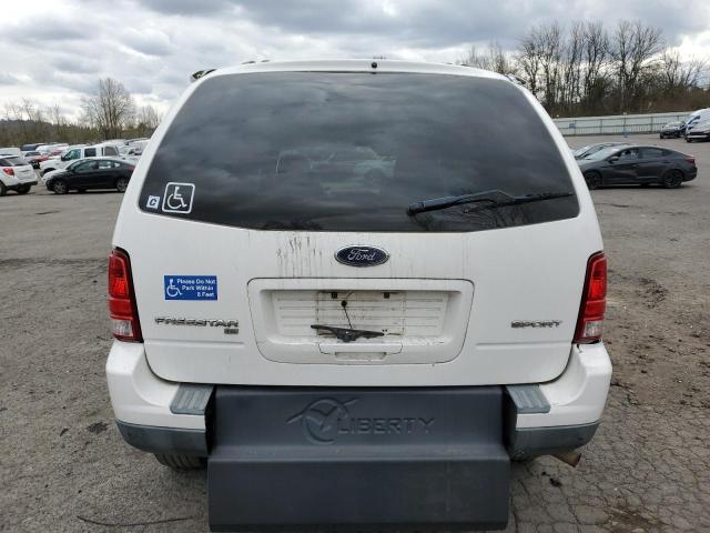 2FMZA57244BA67628 - 2004 FORD FREESTAR SES WHITE photo 6