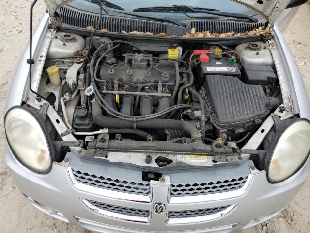 1B3ES56C15D225673 - 2005 DODGE NEON SXT SILVER photo 11