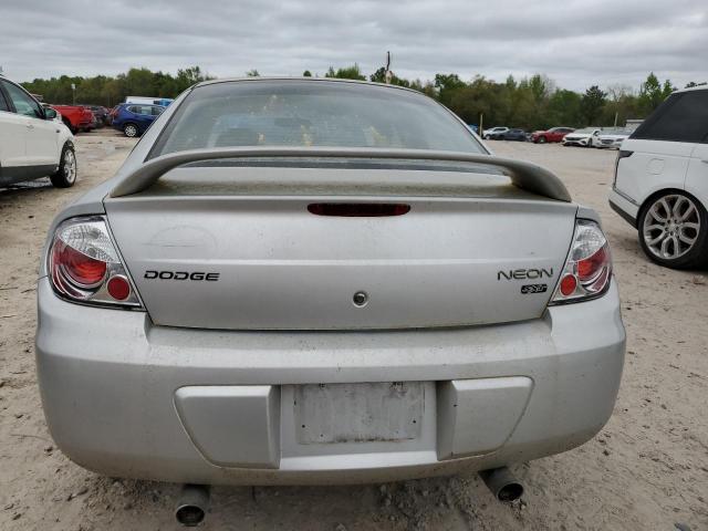 1B3ES56C15D225673 - 2005 DODGE NEON SXT SILVER photo 6