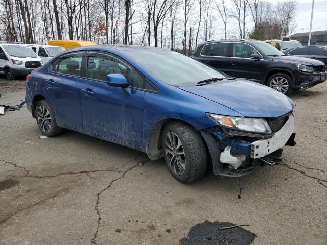 19XFB2F93DE277373 - 2013 HONDA CIVIC EXL ლურჯი ფოტო 4