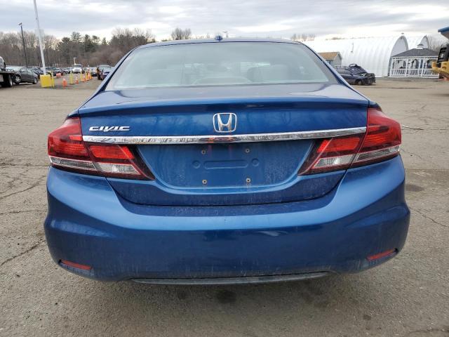 19XFB2F93DE277373 - 2013 HONDA CIVIC EXL ლურჯი ფოტო 6