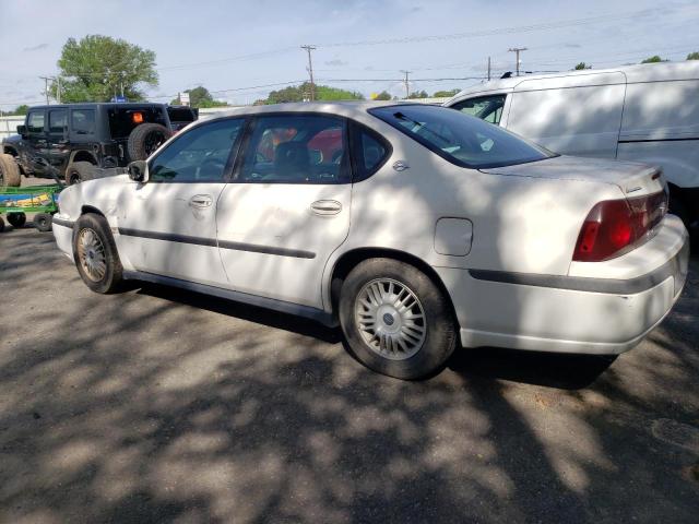 2G1WF55K629238291 - 2002 CHEVROLET IMPALA WHITE photo 2