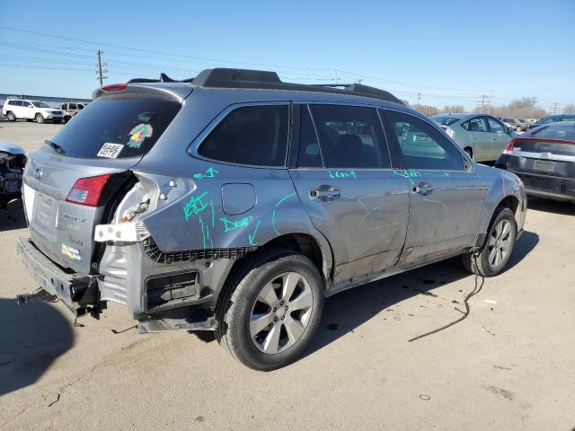 4S4BRBJC0B3416677 - 2011 SUBARU OUTBACK 2.5I LIMITED SILVER photo 3