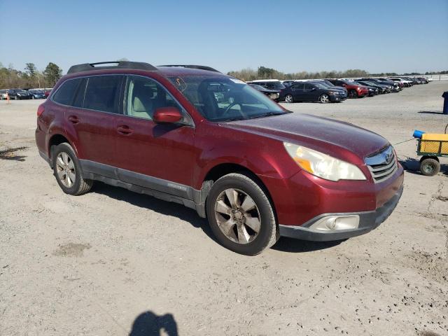 4S4BRBCC4B3317843 - 2011 SUBARU OUTBACK 2.5I PREMIUM RED photo 4