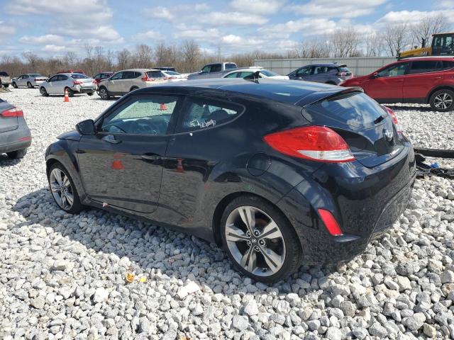 KMHTC6AD3GU253577 - 2016 HYUNDAI VELOSTER BLACK photo 2