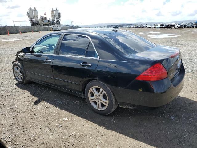 1HGCM56817A004009 - 2007 HONDA ACCORD EX BLACK photo 2