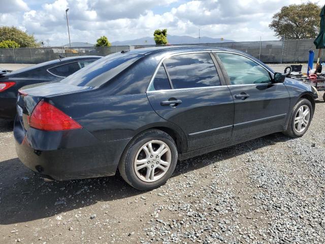 1HGCM56817A004009 - 2007 HONDA ACCORD EX BLACK photo 3