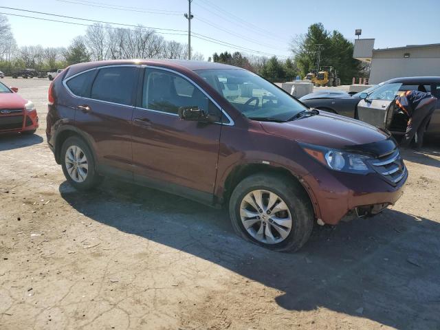 5J6RM4H58DL058830 - 2013 HONDA CR-V EX BURGUNDY photo 4