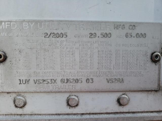 1UYVS253X6U620503 - 2006 UTILITY TRAILER Ağ foto 10