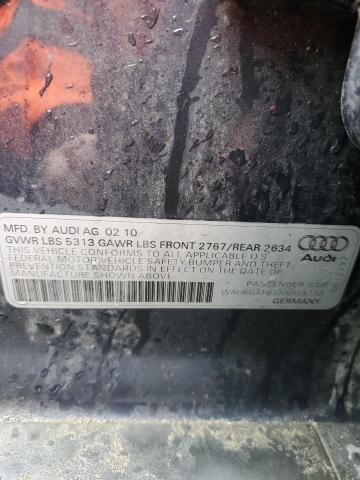 WAUKGAFB3AN058110 - 2010 AUDI A6 PRESTIGE BLUE photo 12