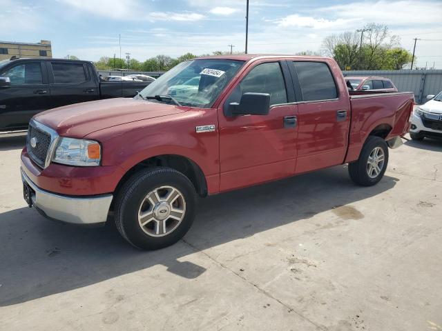 1FTRW12W38KC50409 - 2008 FORD F150 SUPERCREW RED photo 1