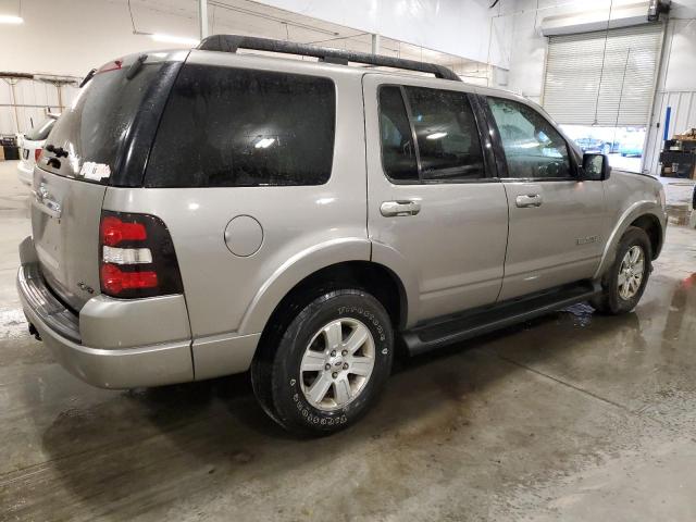 1FMEU73E78UB15835 - 2008 FORD EXPLORER XLT GRAY photo 3