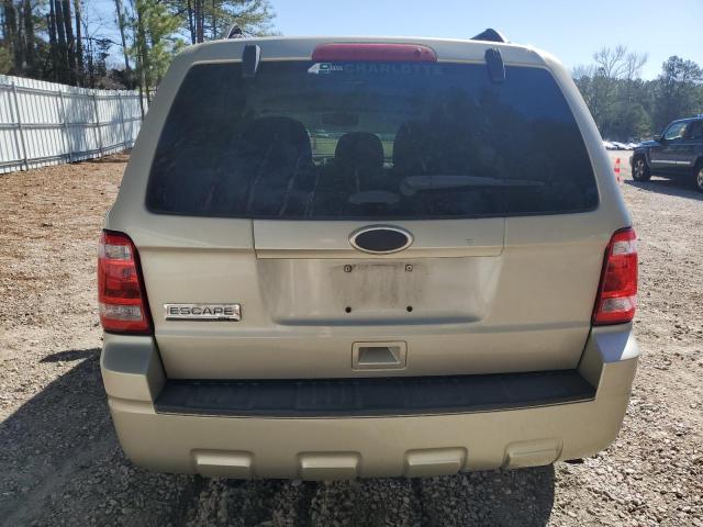 1FMCU0D77CKB57084 - 2012 FORD ESCAPE XLT GOLD photo 6