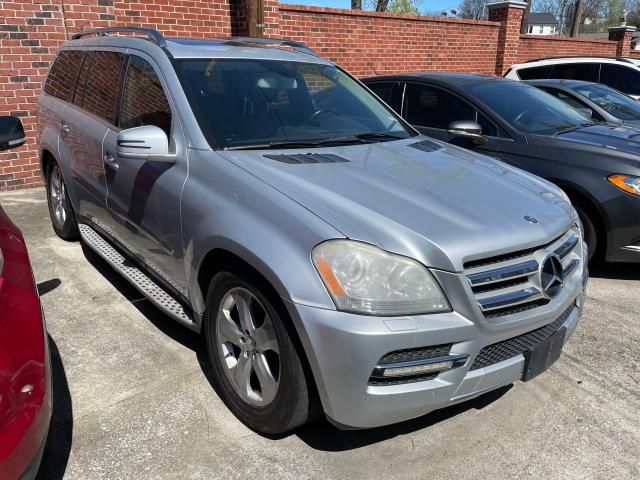 4JGBF7BE1CA777189 - 2012 MERCEDES-BENZ GL 450 4MATIC SILVER photo 1