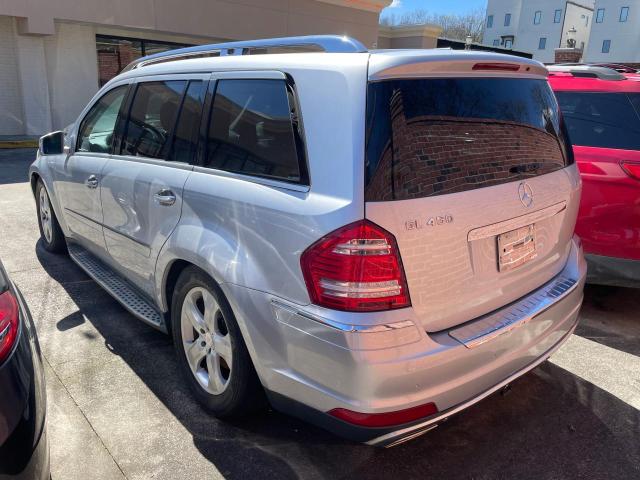 4JGBF7BE1CA777189 - 2012 MERCEDES-BENZ GL 450 4MATIC SILVER photo 3