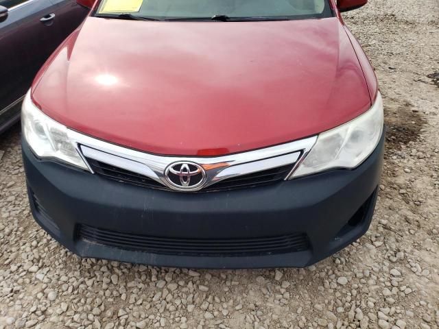 4T4BF1FKXCR255663 - 2012 TOYOTA CAMRY BASE RED photo 11