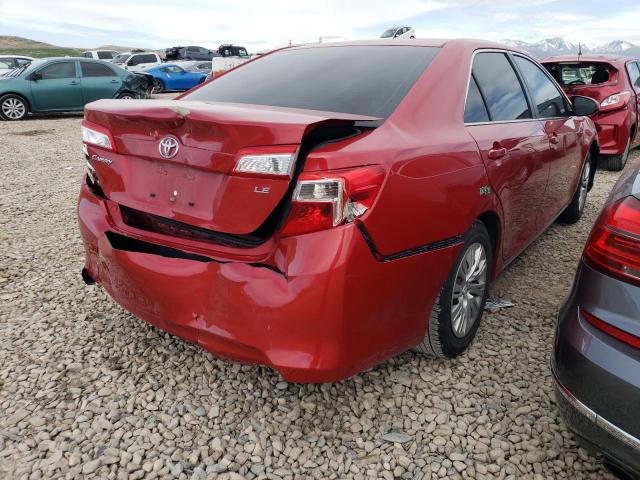 4T4BF1FKXCR255663 - 2012 TOYOTA CAMRY BASE RED photo 3