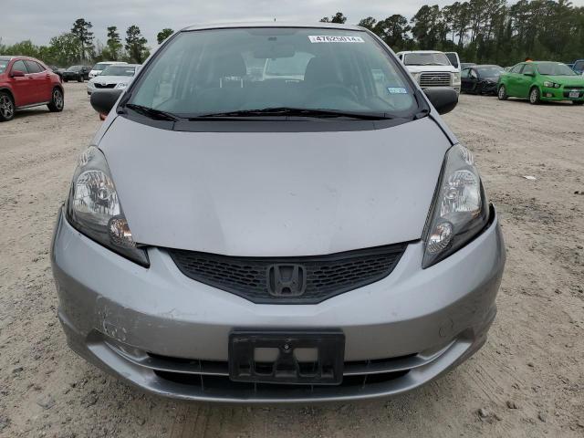 JHMGE8H23AS026794 - 2010 HONDA FIT GRAY photo 5